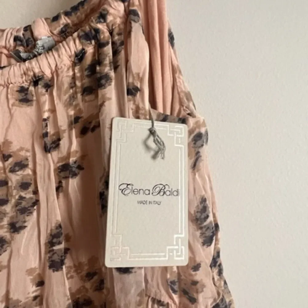 Elena Baldi silk blend tiered maxi dress retail $128 - Picture 5 of 7